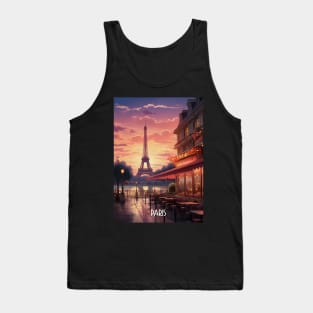 Paris City Art Tank Top